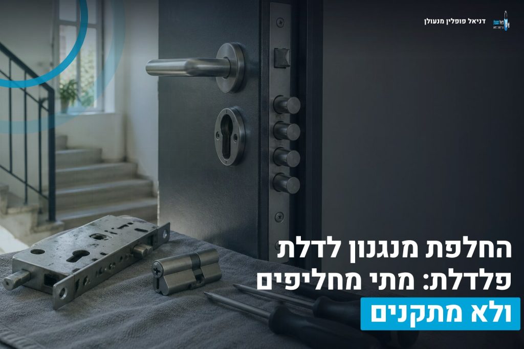 מנגנון לדלת פלדלת